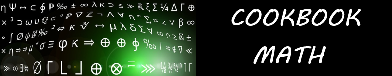 CookBook Math